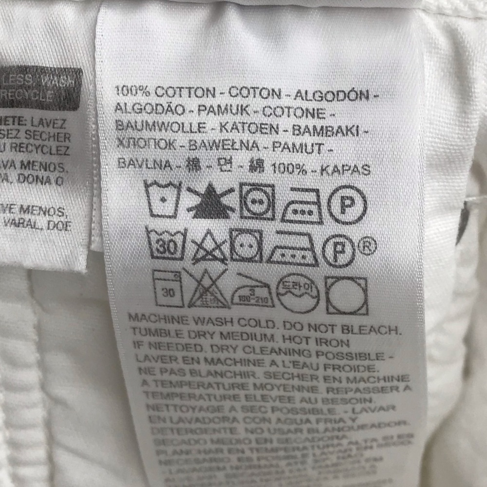 Levi’s 501 Women’s White Shorts Size 27 - Picture 10 of 15